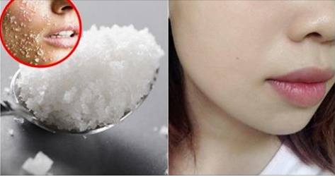 Lấy muối chà lên mặt trong 3 phút, da trắng như trứng gà bóc, mụn sưng tấy đều xẹp lại ai ai cũng mừng rơn