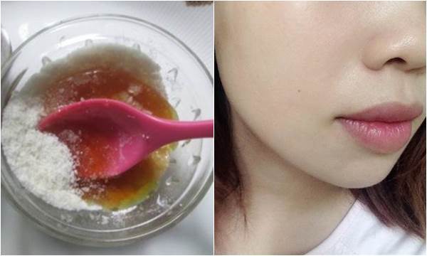 Chuẩn bị 1 thìa gạo + 1 thìa mật ong: đắp 15 phút cho da trắng bóc, mọi vết thâm đều xóa mờ...