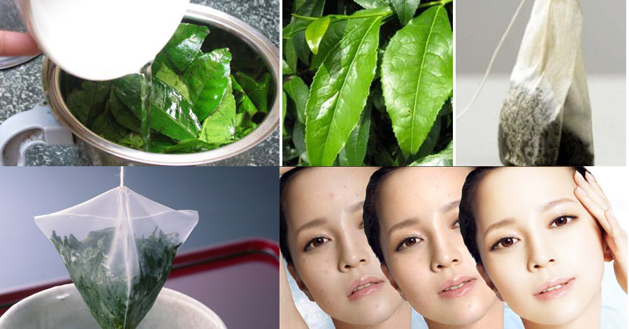 Trộn nước trà xanh vào sữa rửa mặt để rửa hàng ngày, da dần trắng mịn rạng rỡ