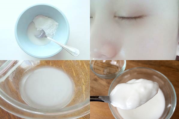 Trộn bột này với nước rồi đắp lên mặt lỗ chân lông biến mất da trắng mịn sau 15 phút