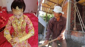 Áo cưới còn nguyên, tôi tháo hết 100 cây vàng trả nhà chồng đại gia rồi dắt người bố mù về quê
