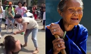 Thấy con dâu bị đánh ghen ngược, mẹ chồng 95 tuổi vớ lấy cái xẻng lao vào làm điều không ngờ...