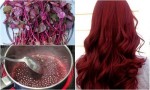 Gội nước rau dền 3 lần/tuần, biến tóc đen thành màu nâu đỏ siêu đẹp, siêu bóng mà không lo hư tổn