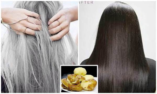 Khó tin nhưng THẬT - Lấy nước luộc khoai tây để gội đầu, tóc bạc sớm “trắng tinh” cũng trở nên đen nhánh, óng ả