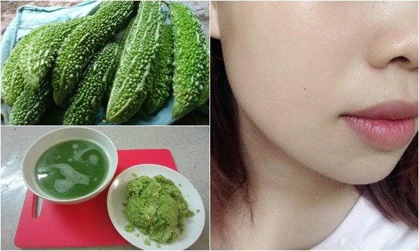 Hết sạch mụn, trắng da nhanh chỉ với 1 quả mướp đắng