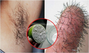 Đừng dùng nhíp nhổ lông nách làm gì, cứ lấy nửa quả chanh chấm vào muối rồi chà theo cách này, nách sạch bong không còn 1 sợi lông