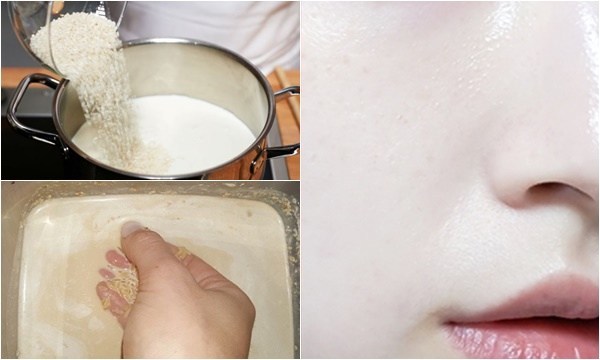Lấy gạo đun với sữa tươi rồi thoa lên mặt, da cứ thế trắng nõn vạn người mê, cả đời không lo bắt nắng, sạm đen trở lại