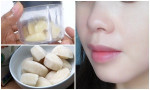 Đông đá 1 củ khoai tây rồi chà lên mặt, nám tàn nhang mờ hẳn, da trắng không tì vết chị em nào cũng mê mẩn