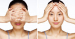 Thực hiện bài tập mát xa cho khuôn mặt trẻ hơn tuổi thực