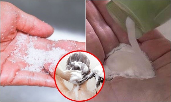 Trộn muối trắng với dầu gội – mẹo hay khiến hàng tỉ phụ nữ lẫn đàn ông truyền tai nhau và muốn làm ngay lập tức