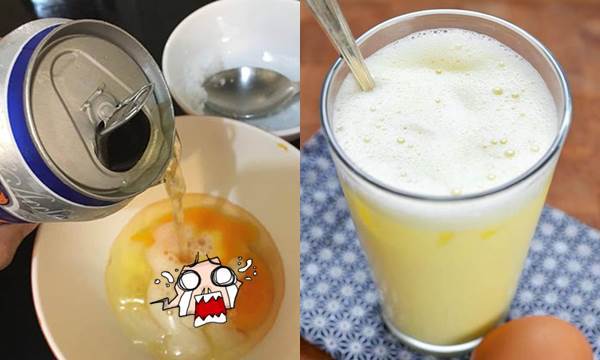 Thánh gầy cũng phải tăng 7kg/2 tuần khi uống lòng đỏ trứng trộn bia, không sợ tanh