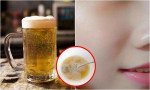 Trời nóng thế này thì cứ ướp lạnh bia rồi rửa mặt, vừa mát mà da lại trắng nõn cả đời không bị mụn