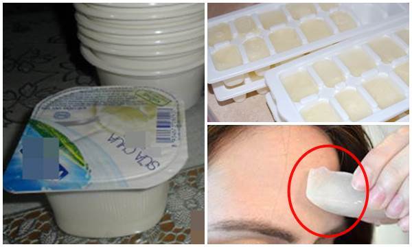 Cho sữa chua vào khay đá để đông cứng rồi lấy ra chườm lên mặt – “Tuyệt chiêu” dưỡng da khiến ai cũng bị “nghiện” ngay lập tức