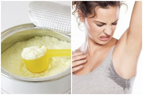 Đánh bay 99% mùi hôi nách sau 5 phút chỉ với một thìa cà phê bột sữa