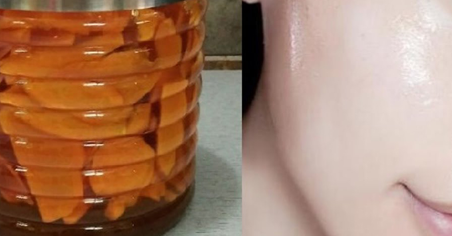 Thái nghệ thành lát rồi ngâm mật ong, dưỡng da mịn như da em bé