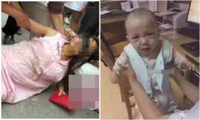 Vừa sinh xong vợ muốn nhìn con, chồng bế vào vừa thấy vợ bỗng gào khóc và lý do khiến ai cũng nghẹn ngào