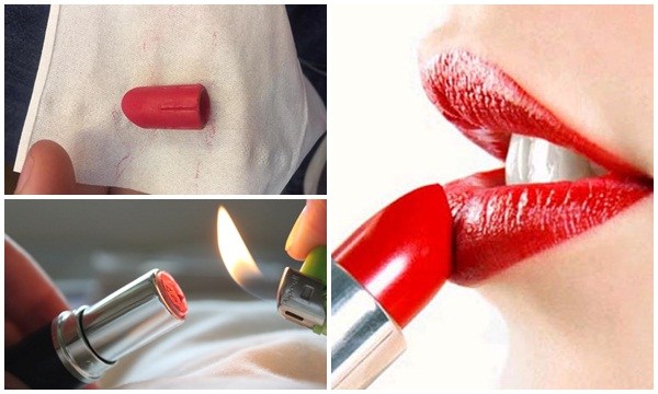 Lỡ tay làm thỏi son gãy đôi mà không biết mẹo nhỏ này để chữa lành chúng trở lại như cũ sau 5 phút thì quá phí