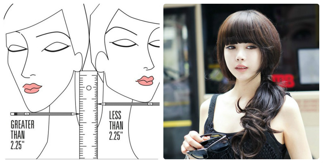 Muốn biết gương mặt có hợp để tóc ngắn hay không, cứ lấy bút chì và thước ra kẻ và đo