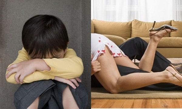 “Mẹ ơi sao bố lại ghét cô Th thế ạ, hôm nay con thấy bố lột đồ đánh cô ấy ở trong nhà mình đấy”