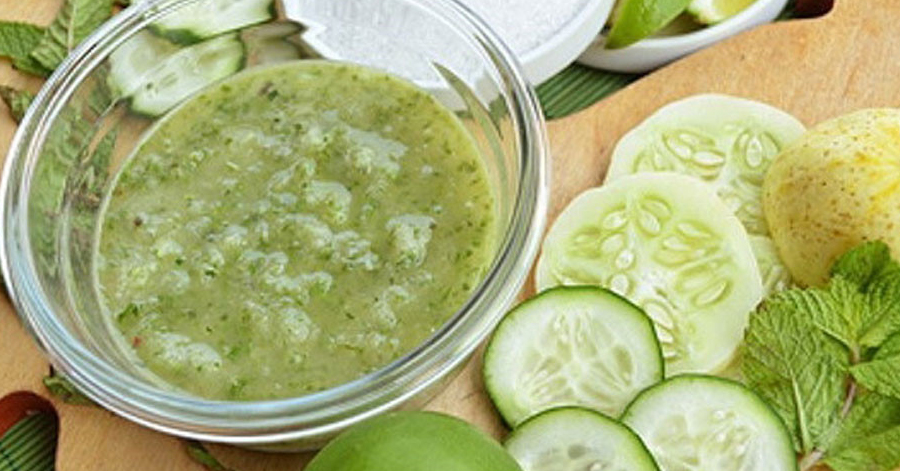 Hỗn hợp dưa chuột và nước chè cho da trắng bóc, nám mờ dần