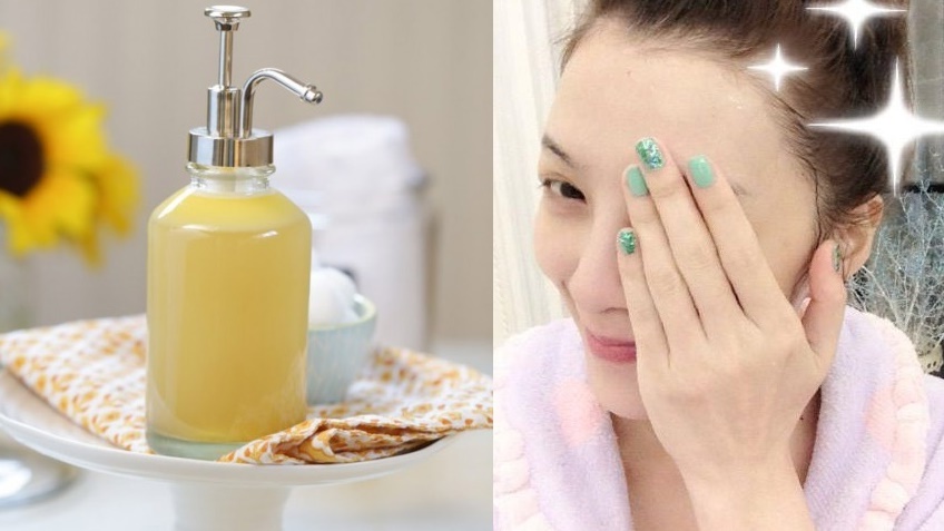 Tự làm sữa rửa mặt tự nhiên cho da cũng mềm đẹp tự nhiên