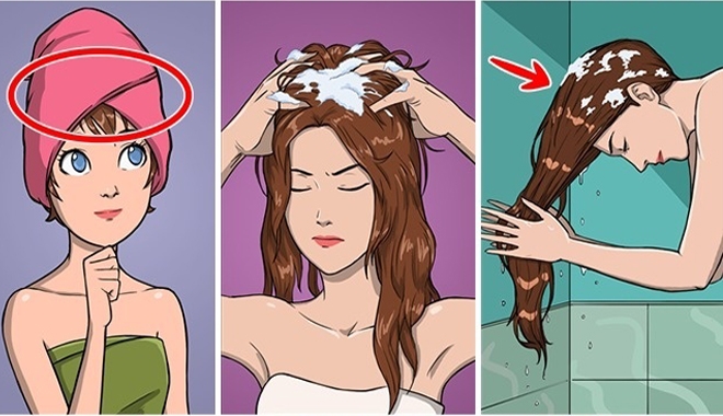 Hóa ra bạn gội đầu sai cách bấy lâu nay mà không biết, đây mới là cách gội đầu đúng