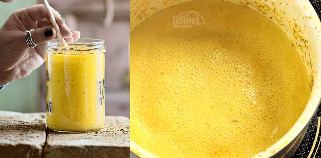 1 ly nước nghệ nhưng phải pha theo công thức này: da trẻ lại 10 tuổi không cần bôi kem