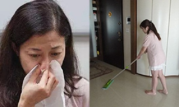 Con dâu bầu 6 tháng vẫn phải lau 4 tầng nhà còn bị mẹ chồng chửi rủa, con trai thấy vậy lẳng lặng lên phòng nhưng 2 phút sau thì