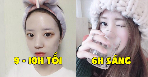 5 KHUNG GIỜ VÀNG để các cô gái dưỡng da hiệu quả nhất trong ngày