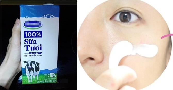 Có hơn 10 cách làm trắng da hiệu quả chỉ với 1 bịch sữa tươi 6k