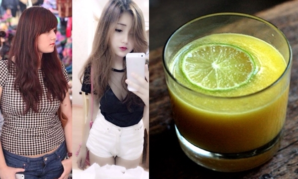 Da trắng toát lại giảm ngay 4kg mỡ thừa nhờ uống ly nước này mỗi đêm