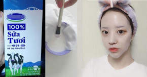Nhúng bông tẩy trang vào sữa tươi rồi đắp lên mặt, bạn sẽ hiểu tại sao hàng triệu cô gái lại &rsquo;mê mệt&rsquo; bí quyết này đến thế