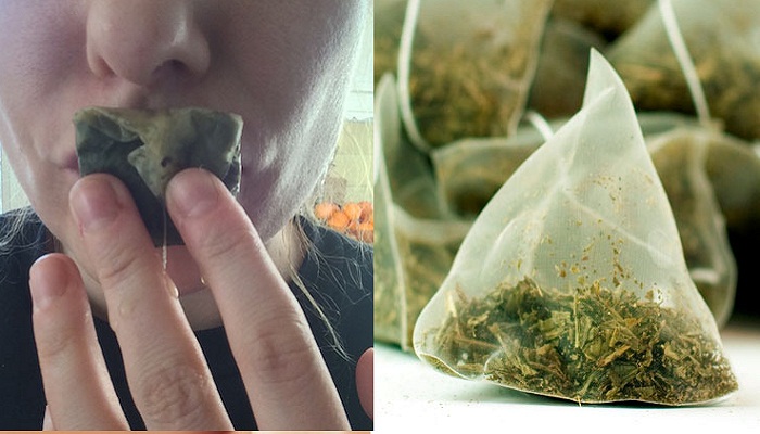 Đặt túi trà lên môi và xem điều kì điệu gì sẽ xảy ra nhé sau 1 đêm nhé