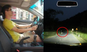 Nhớ lời vợ dặn tháng cô hồn phải về nhà trước nửa đêm nhưng thương cô gái đội mưa nên anh cho quá giang, 20&rsquo; sau nhìn qua gương thì