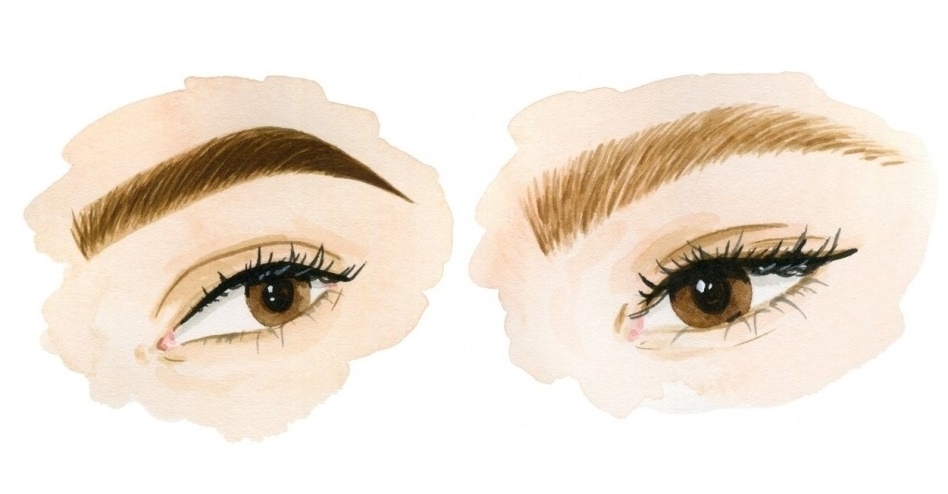 Muôn kiểu biến hóa dáng lông mày cong cho nàng đẹp thơ mộng