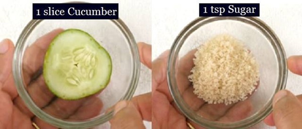 Trị mụn đầu đen tận gốc nhờ chà lát dưa chuột nhúng đường