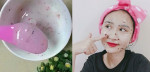 Chị em &rsquo;phát sốt&rsquo; với mặt nạ collagen hoa hồng tự làm siêu dễ