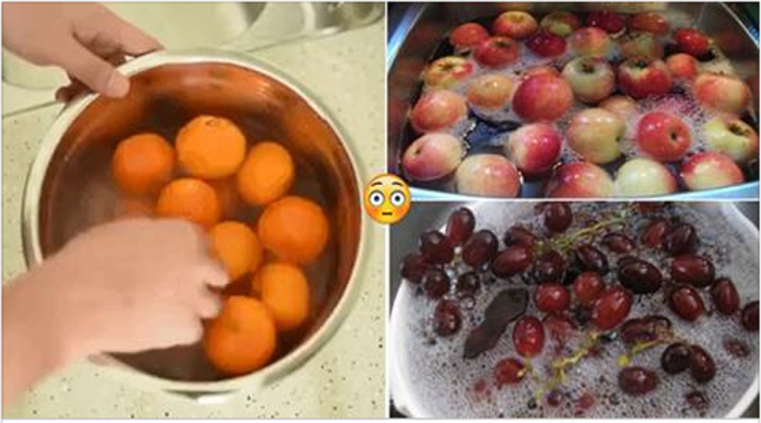 NƯỚC MUỐI CŨNG KHÔNG RỬA SẠCH ĐÂU, ĐÂY MỚI LÀ CÁCH “GỘT SẠCH” HÓA CHẤT ĐỘC HẠI TRONG TRÁI CÂY