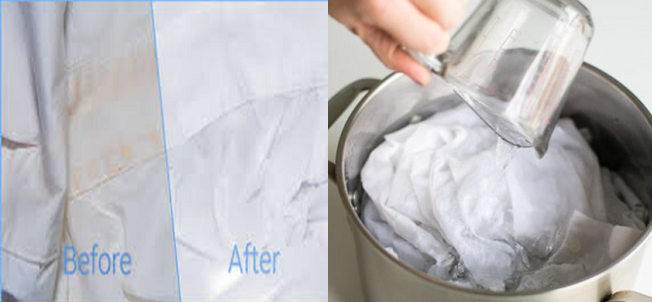 Quần áo trắng tinh như mới với những nguyên liệu nhà nào cũng có