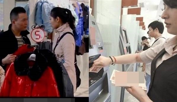 Cầm thẻ ATM của chồng đi rút tiền thì bắt gặp chồng đưa bồ đi sắm đồ, vợ cười khẩy rồi...