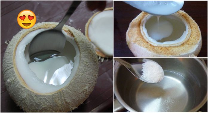 HỌC LỎM CÁCH LÀM THẠCH DỪA MÁT LẠNH, NGỌT LỊM, THƠM NGON ĐẾN KHÔNG NGỜ