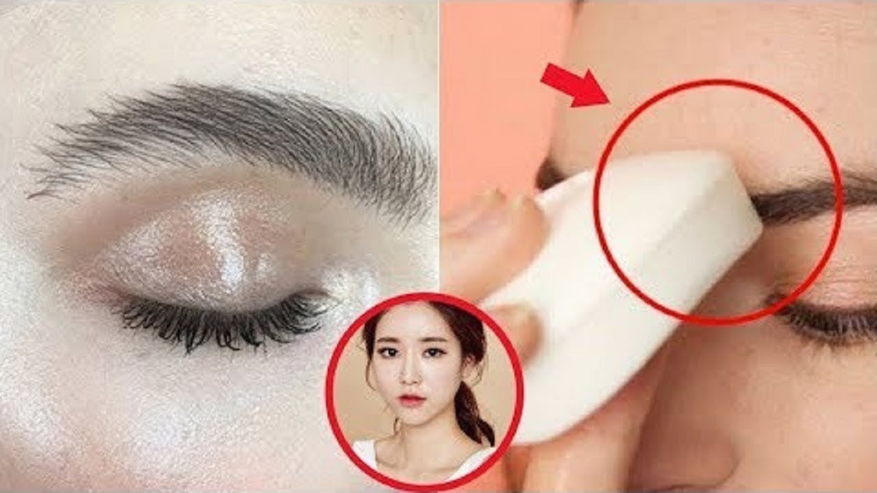 Lông mày dài, dày, rậm như phun thêu chỉ trong 1 phút nhờ bánh xà phòng