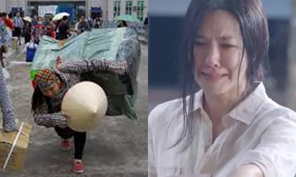 Thấy mẹ người yêu trong nhóm người khuân vác, chàng trai chỉ chụp ảnh lại rồi up Facebook