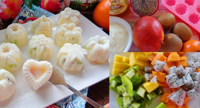 Cách làm sữa chua hoa quả siêu tốc VỪA NGON LẠI CỰC ĐẸP MẮT