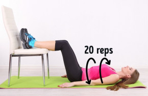 10 phút tập luyện với ghế mỗi ngày giúp đánh tan mỡ bụng