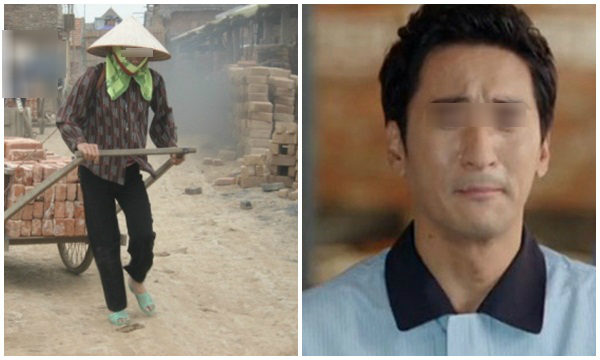 Nghĩ vợ ở thành phố sống sung sướng chồng bắt xe lên xem để rồi bật khóc khi thấy vợ oằn lưng kéo từng xe gạch