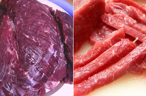 Tuyệt chiêu phân biệt thịt bò thật - giả