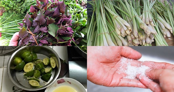 Trời lạnh cứ đun nồi nước xông hơi với tía tô + vỏ chanh thế này, vừa ấm áp mà da thì trắng bóc lại hết sạch mụn