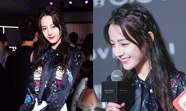 Cùng để tóc tết mái điệu đà, Triệu Lệ Dĩnh, Địch Lệ Nhiệt Ba đẹp như nữ thần, kéo xuống Phạm Băng Băng càng choáng ngợp hơn