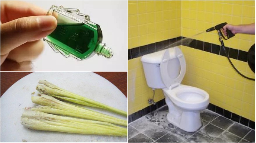 Đánh bay mùi hôi, làm sạch nhà vệ sinh bằng 8 nguyên liệu mà nhà nào cũng có, vừa đơn giản lại siêu hiệu quả